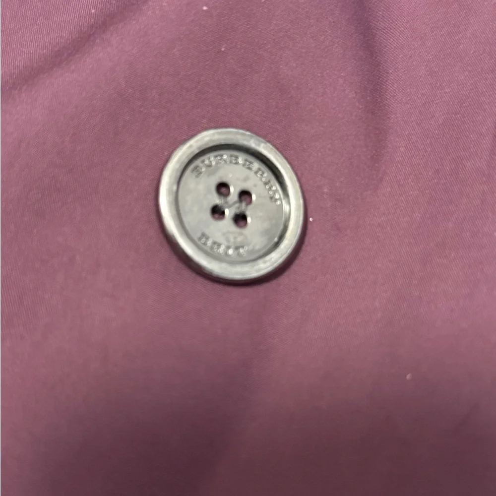 Deep Maroon Women's Burberry Trench Coat - Picture 11 of 15